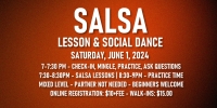 Salsa Lessons with Ava & Rodolfo - Friday, July 19, 2024