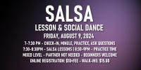 Salsa Lessons with Ava & Rodolfo - Friday, August 9, 2024