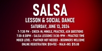 Salsa Lessons with Ava & Rodolfo - Saturday, JuLy 13, 2024