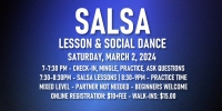 Salsa Lessons with Ava & Rodolfo - Saturday, March 2, 2024